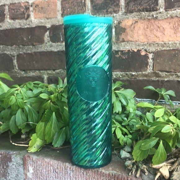 Starbucks New Green Swirl Textured Twist Tumbler Holiday 2022 Gift Grande - Picture 8 of 11